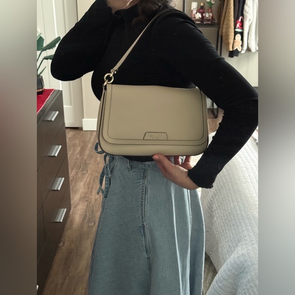 kate spade Beige Leather Shoulder Bag - Picture 2 of 16